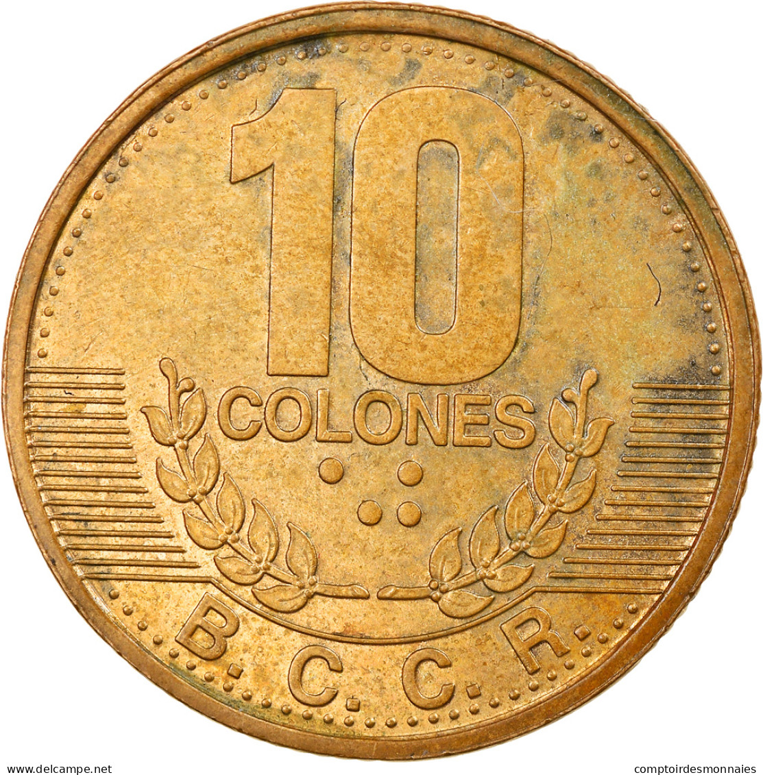 Monnaie, Costa Rica, 10 Colones, 1995, TTB, Brass Plated Steel, KM:228 - Costa Rica