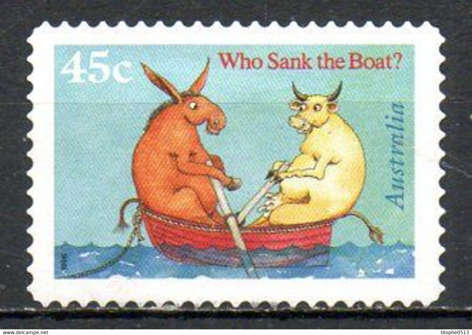 AUSTRALIE. N°1559 Oblitéré De 1996. Mule/Vache. - Donkeys