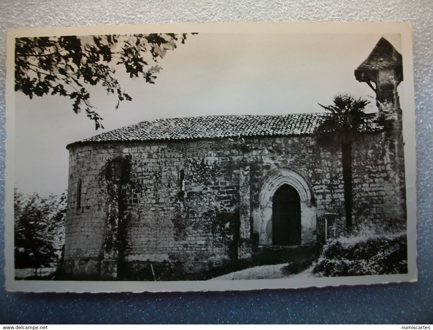 Carte Postale Arthez De Bearn (64) Eglise De Sainte Marie De Caubin ( Petit Format Noir Et Blanc Non Circulée ) - Arthez De Bearn