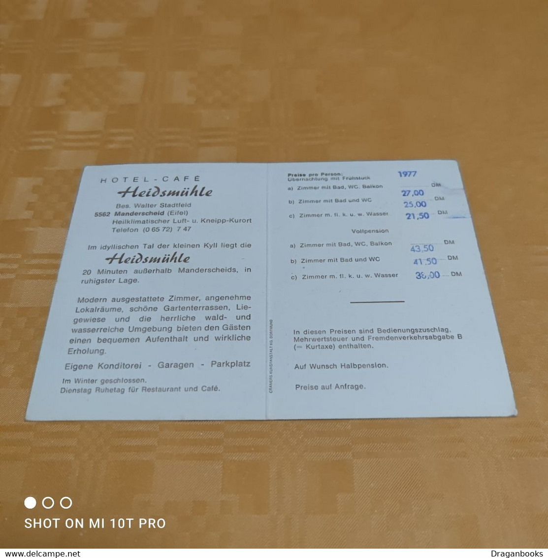 Manderscheid - Hotel Cafe Heidsmühle - 4 Ansichten - Manderscheid