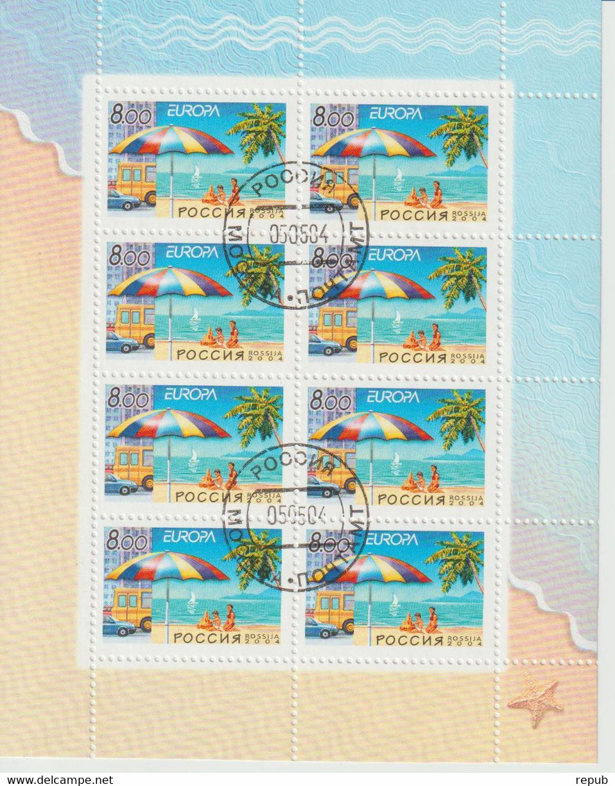 Europa 2004 Russie Feuillet 6802 Oblit. Used - 2004