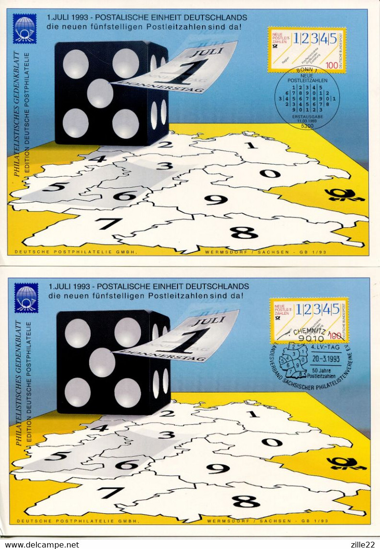 Germany Special Letters And Folders - Change Of Postcodes From 4 To 5 Ditges - Zipcode