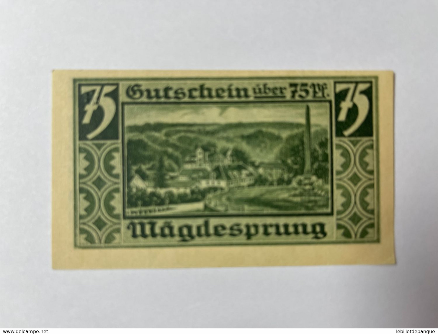 Allemagne Notgeld Harzgerode 75 Pfennig - Collections