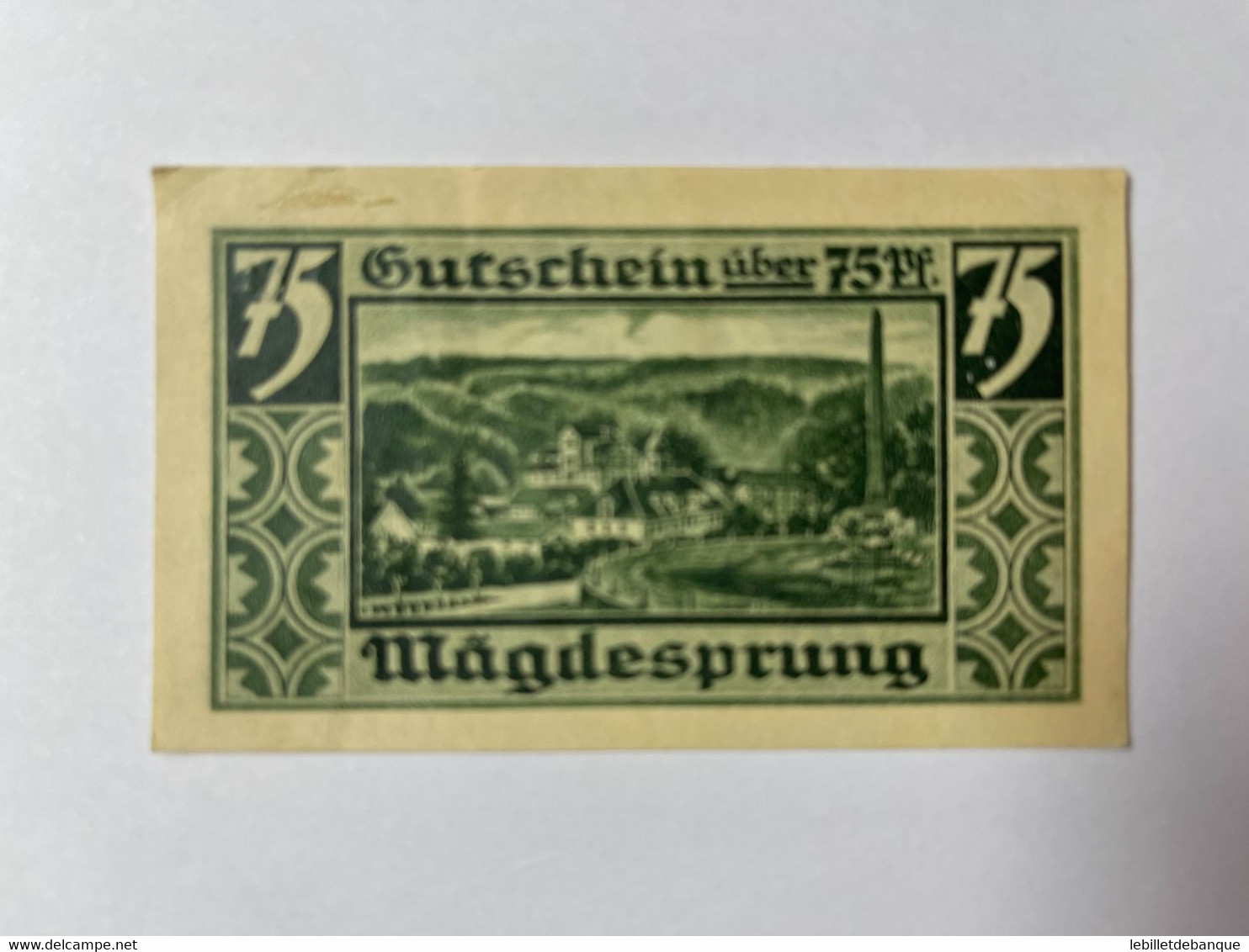 Allemagne Notgeld Harzgerode 75 Pfennig - Collections