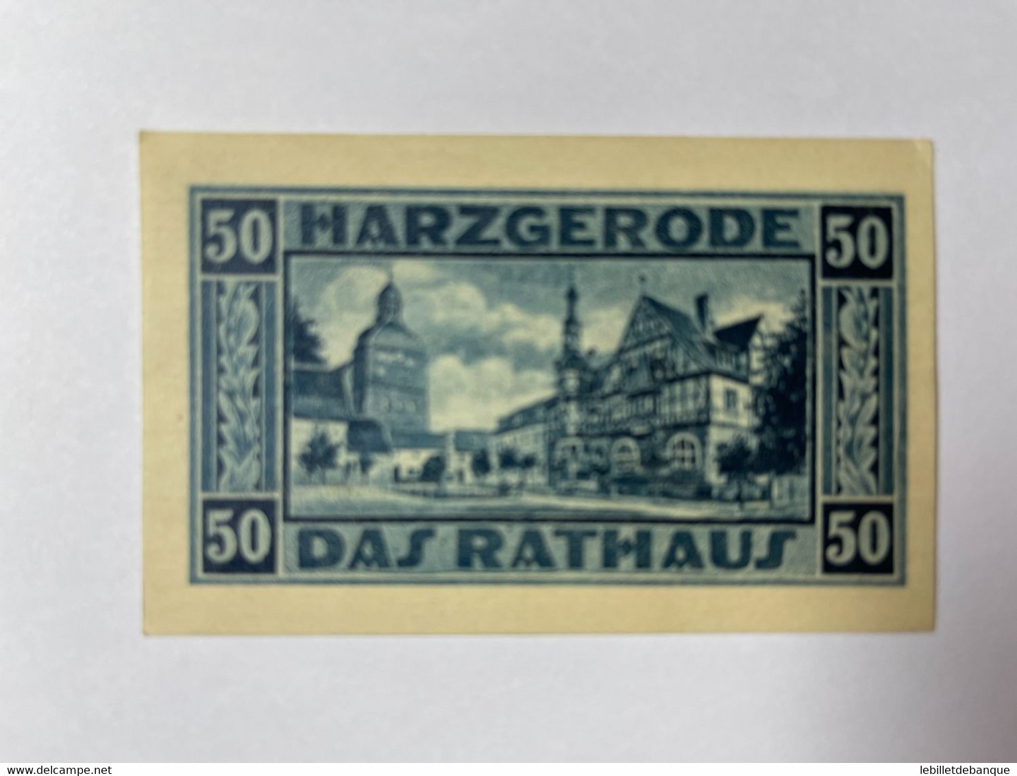 Allemagne Notgeld Harzgerode 50 Pfennig - Collections