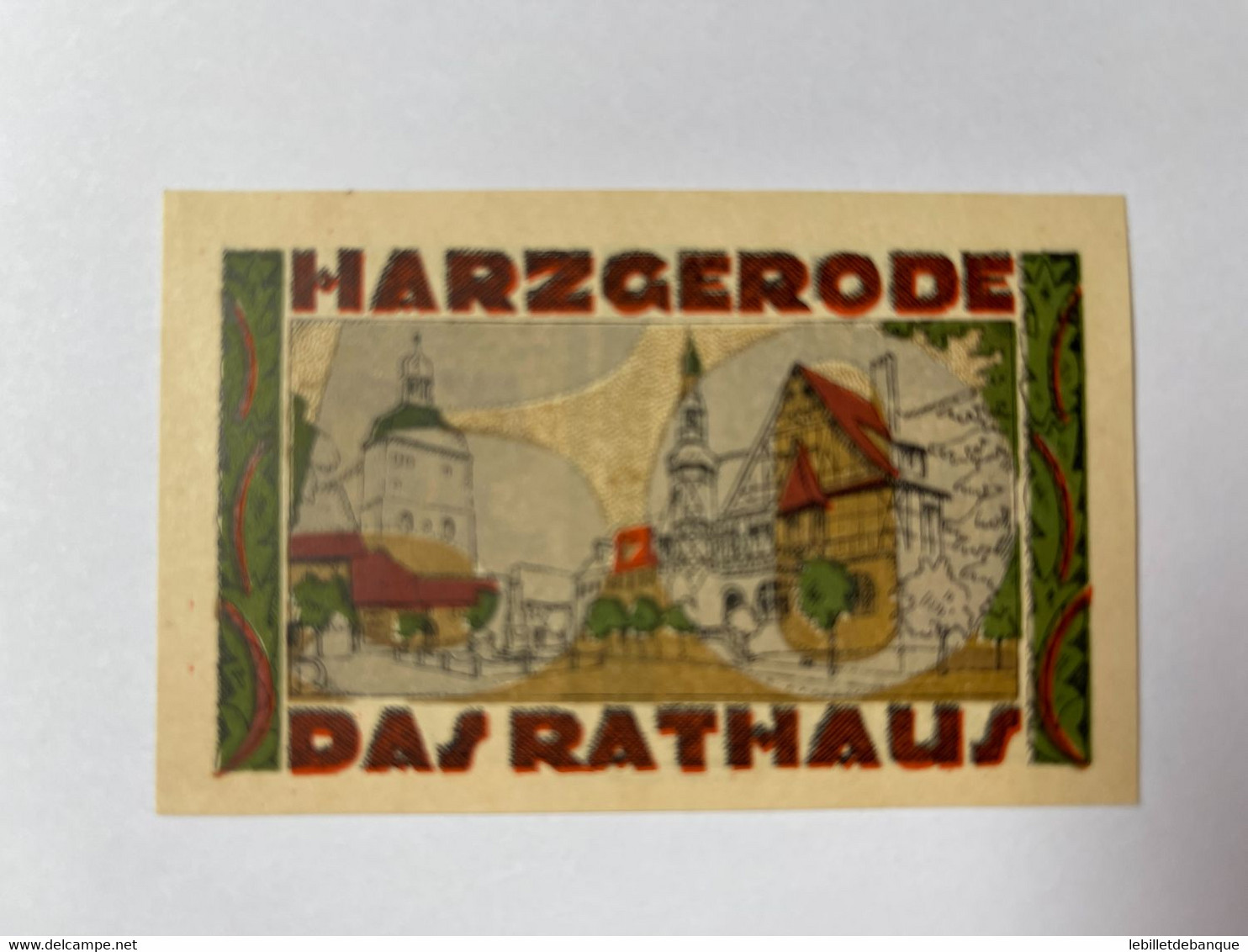 Allemagne Notgeld Harzgerode 50 Pfennig - Collections