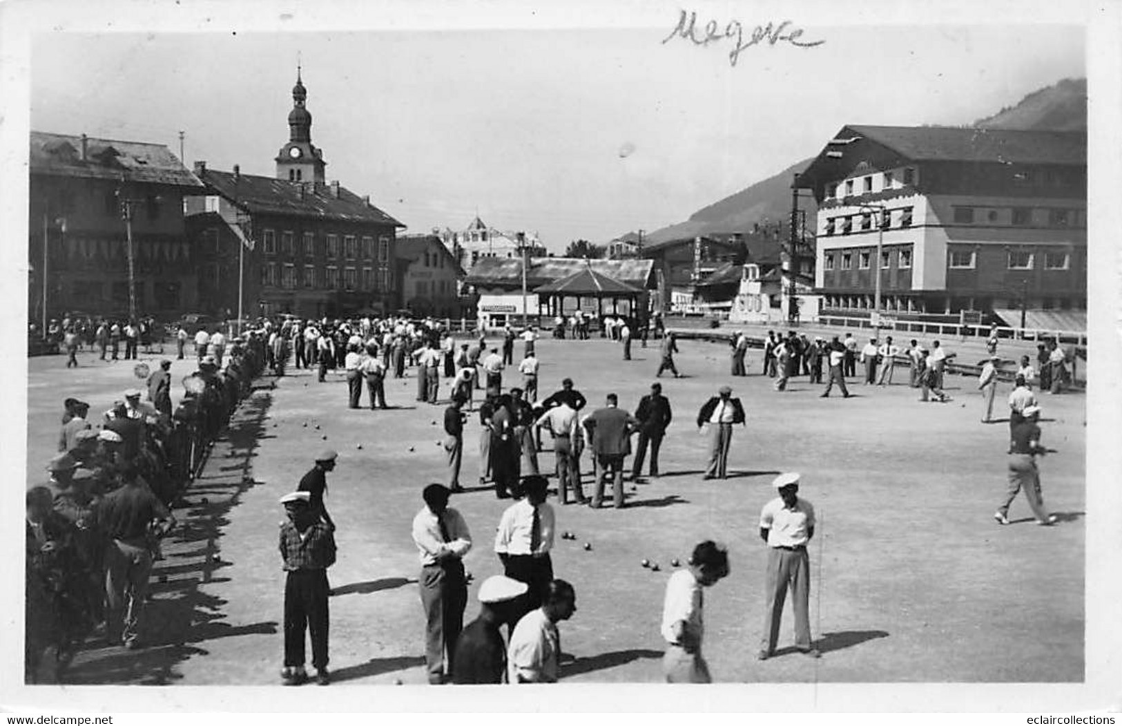 Megève           74          Place De La Patinoire Concours De Jeu De Boules       (voir Scan) - Megève