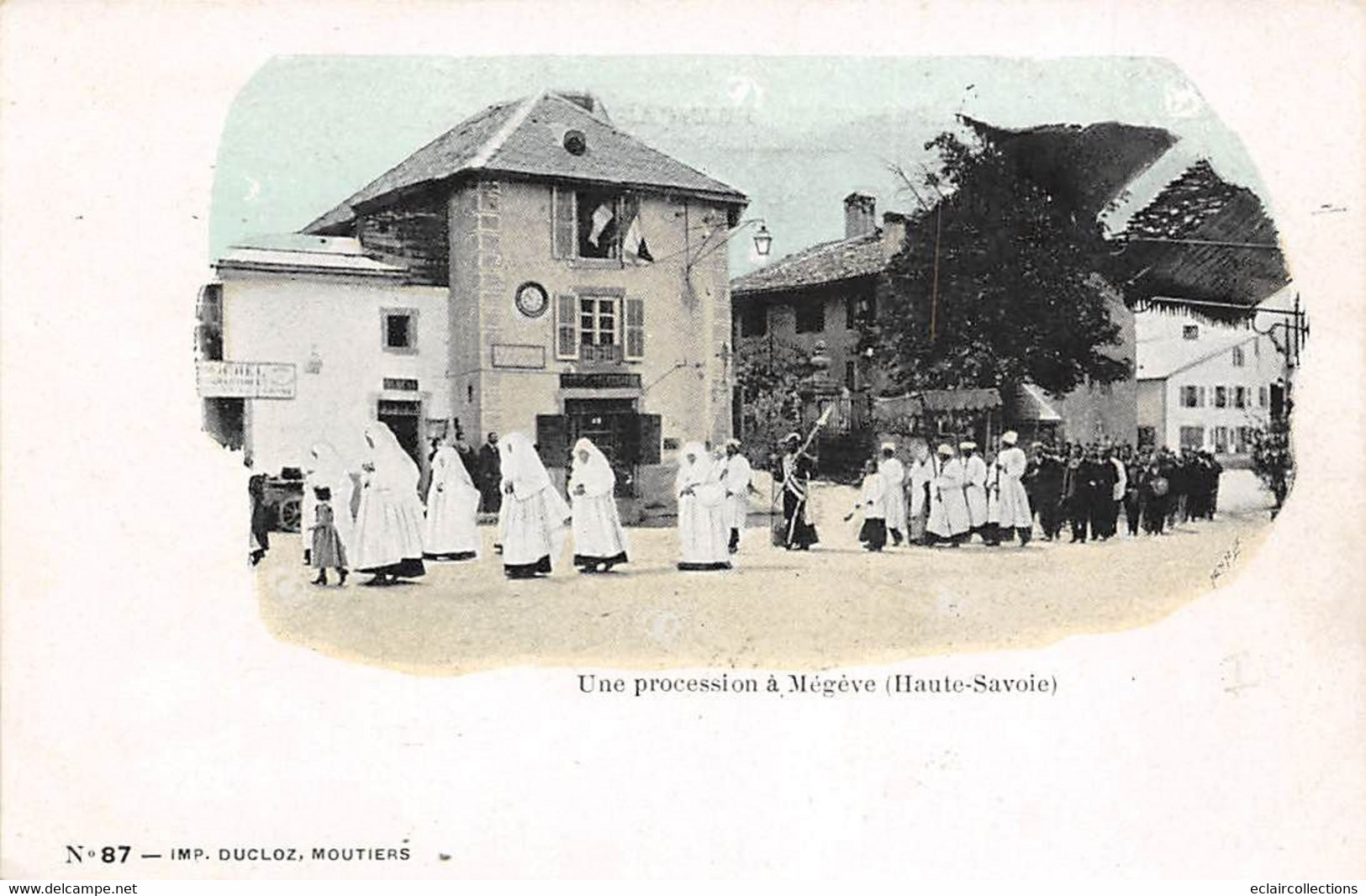 Megève             74          Une Procession        (voir Scan) - Megève