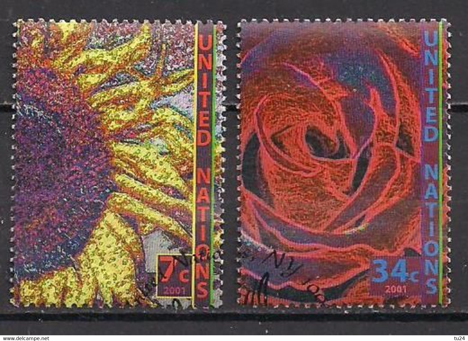 UNO  New York  (2001)  Mi.Nr.  870 + 871  Gest. / Used   (9ev32) - Oblitérés