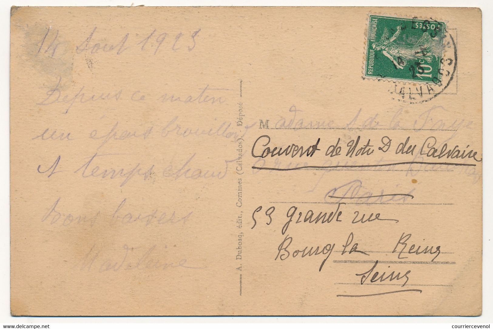 CPA - Port En Bessin (Calvados) - Bénédiction De La Mer Par Mgr Lemonnier, évêque De Bayeux - La Chaloupe épiscopale - Port-en-Bessin-Huppain