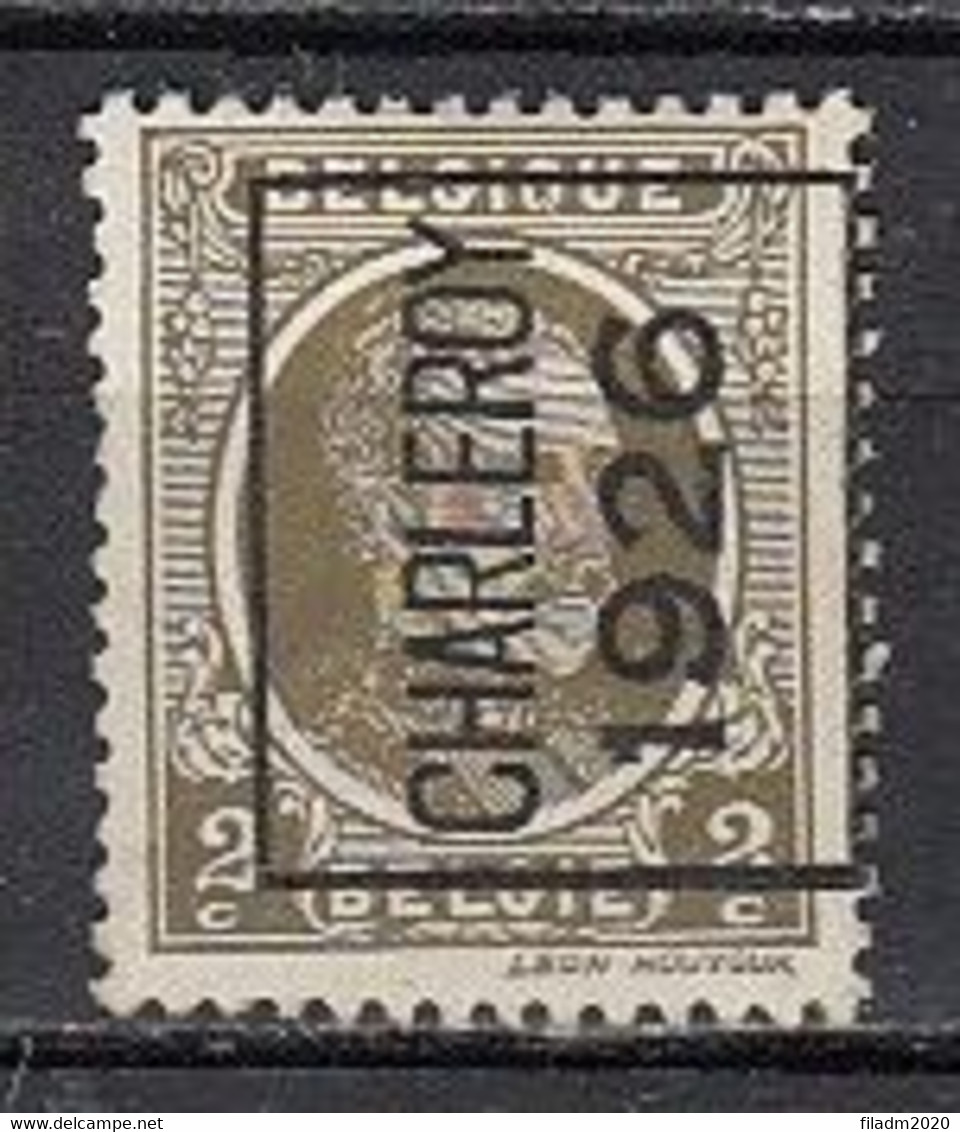 PREO 134 Op Nr 191 CHARLEROY 1926 - Positie A - Typografisch 1922-31 (Houyoux)