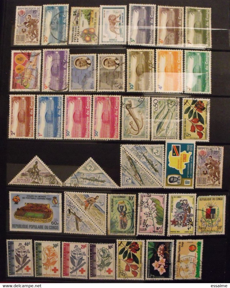 Congo Brazzaville Ou Kinshasa. Collection De 50 Timbres. - Sammlungen