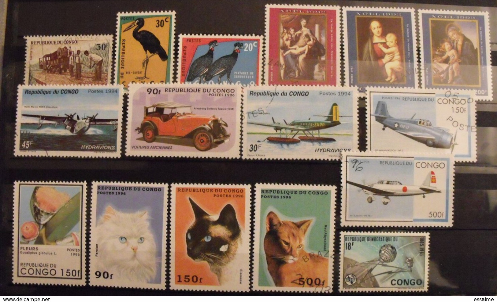 Congo Brazzaville Ou Kinshasa. Collection De 50 Timbres. - Sammlungen