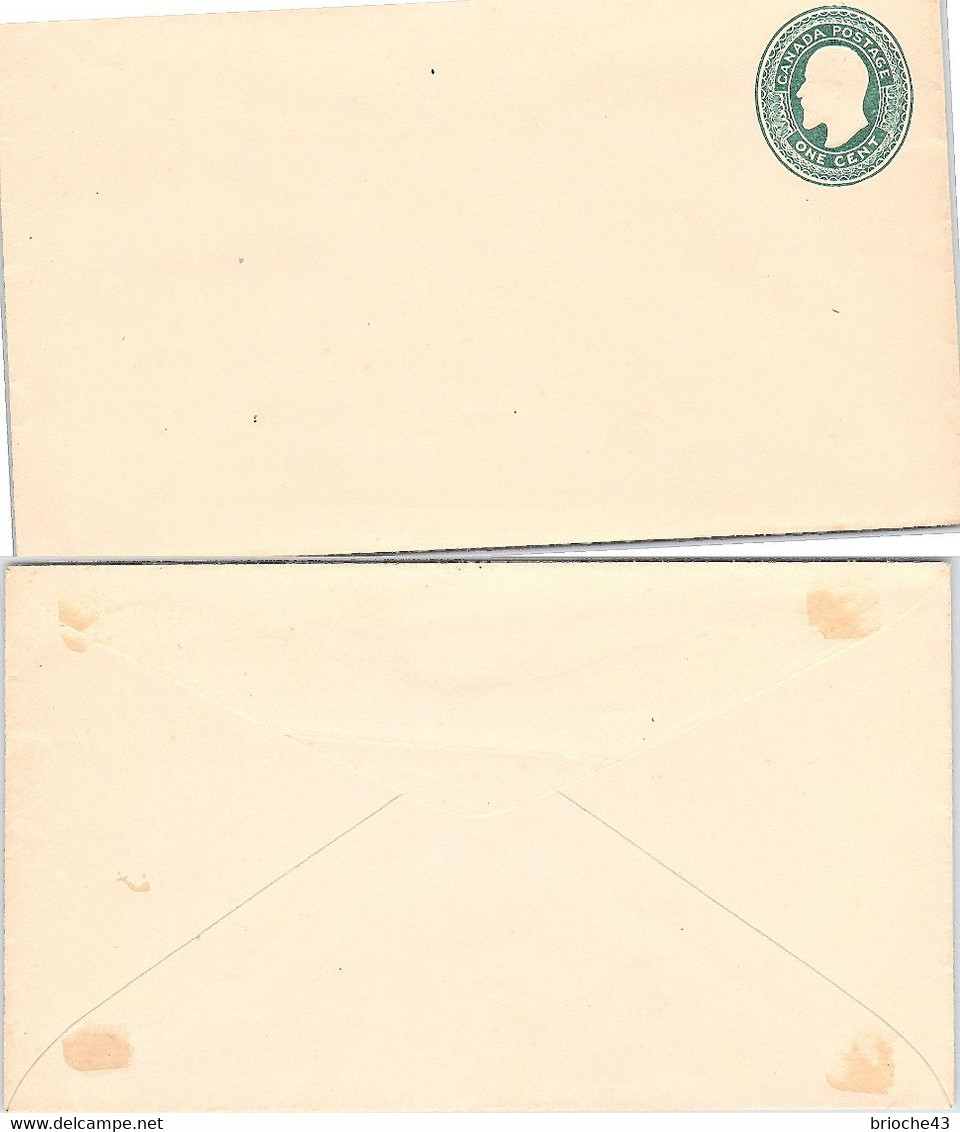 CANADA - LETTRE ENTIER POSTAL ONE CENT  NEW  /   2 - Other & Unclassified