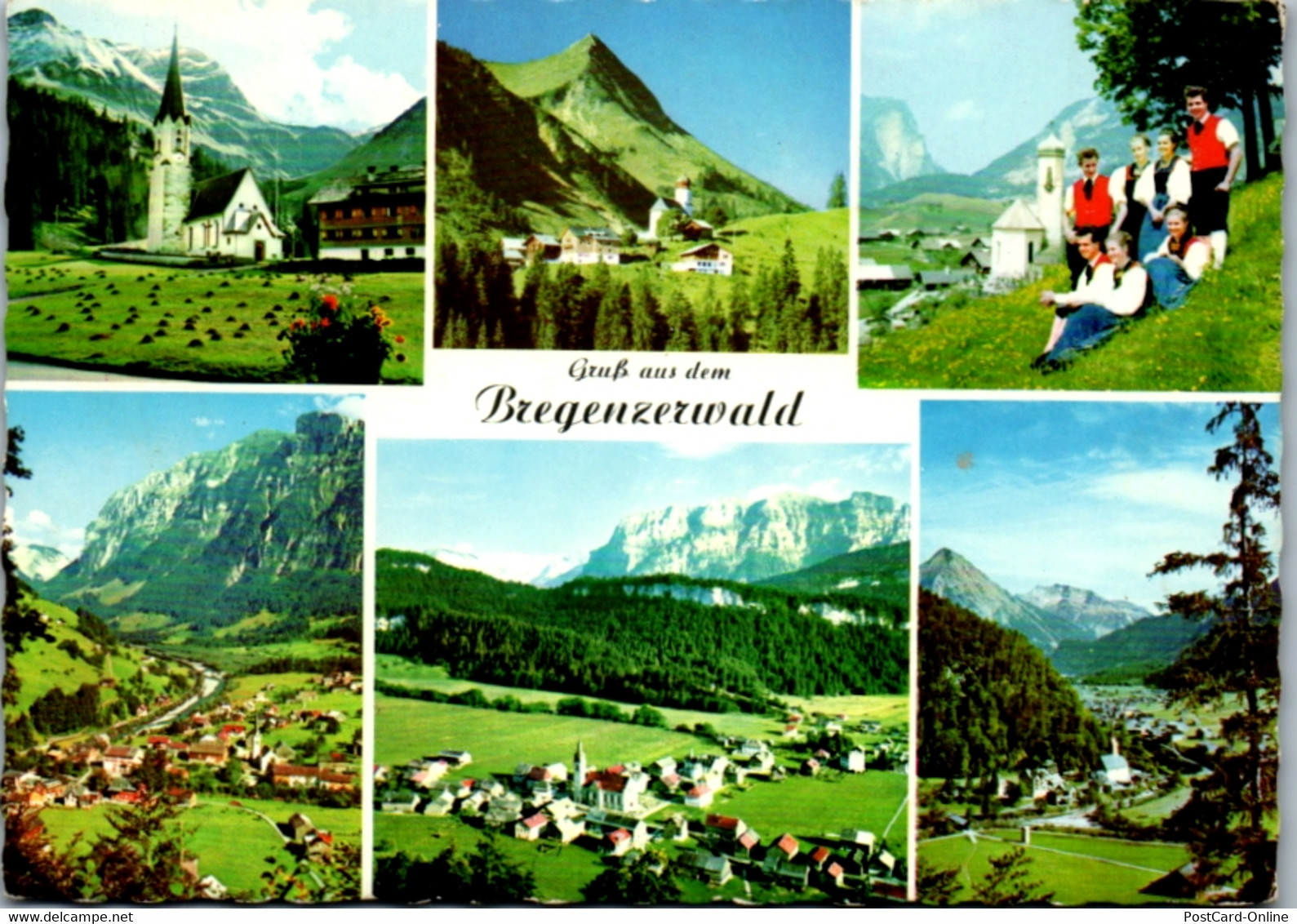 7720 - Vorarlberg - Gruß Aus Dem Bregenzerwald , Mehrbildkarte - Nicht Gelaufen - Bregenzerwaldorte