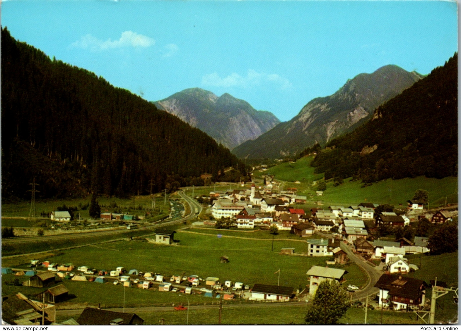 7740 - Vorarlberg - Klösterle An Der Arlbergstraße , Panorama - Gelaufen 1972 - Stuben