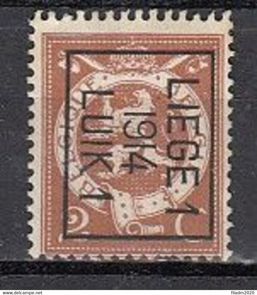 PREO 53 Op Nr 109 LIEGE 1 1914 LUIK 1  - Positie B (zie Opm) - Typo Precancels 1912-14 (Lion)