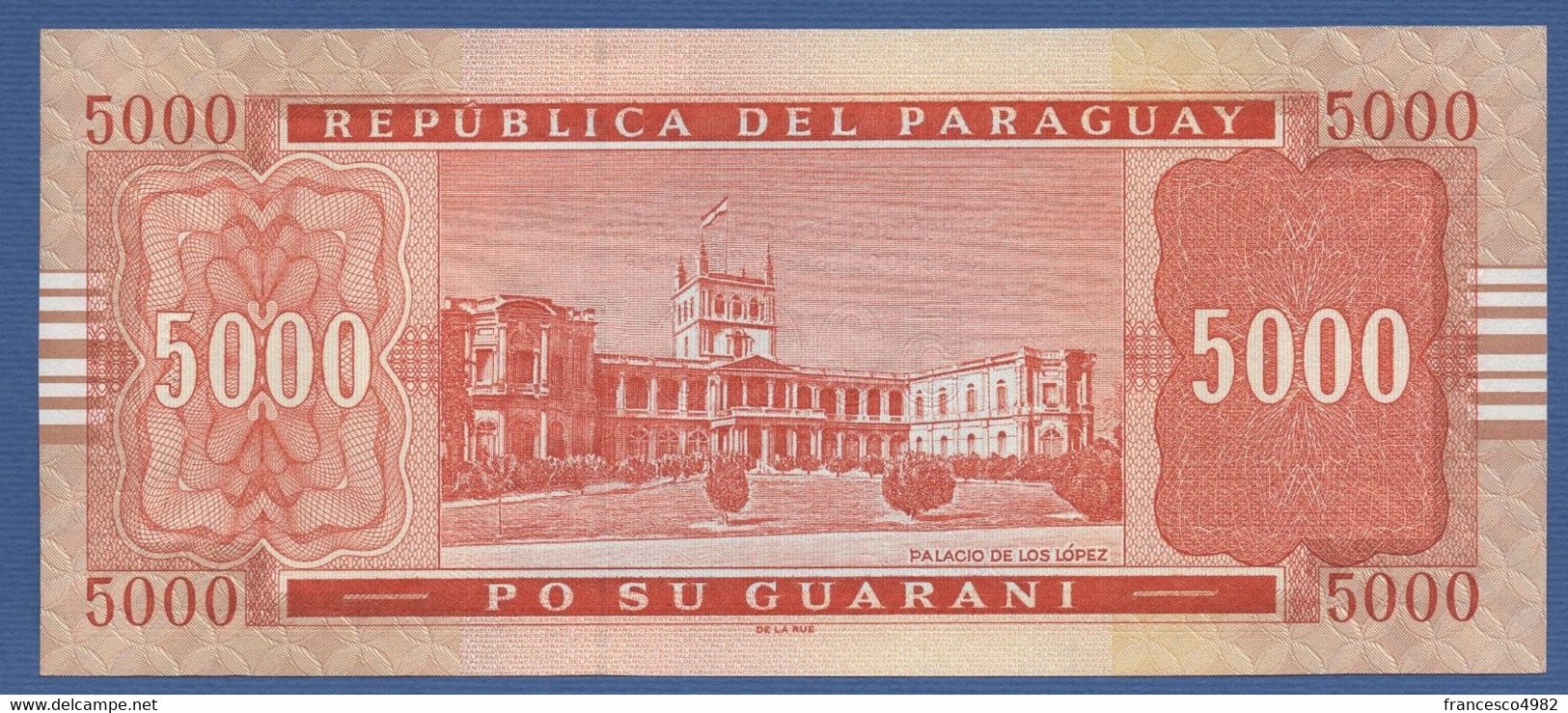 PARAGUAY - P.223a  – 5.000  GUARANIES 2005 - UNC Prefix D - Paraguay