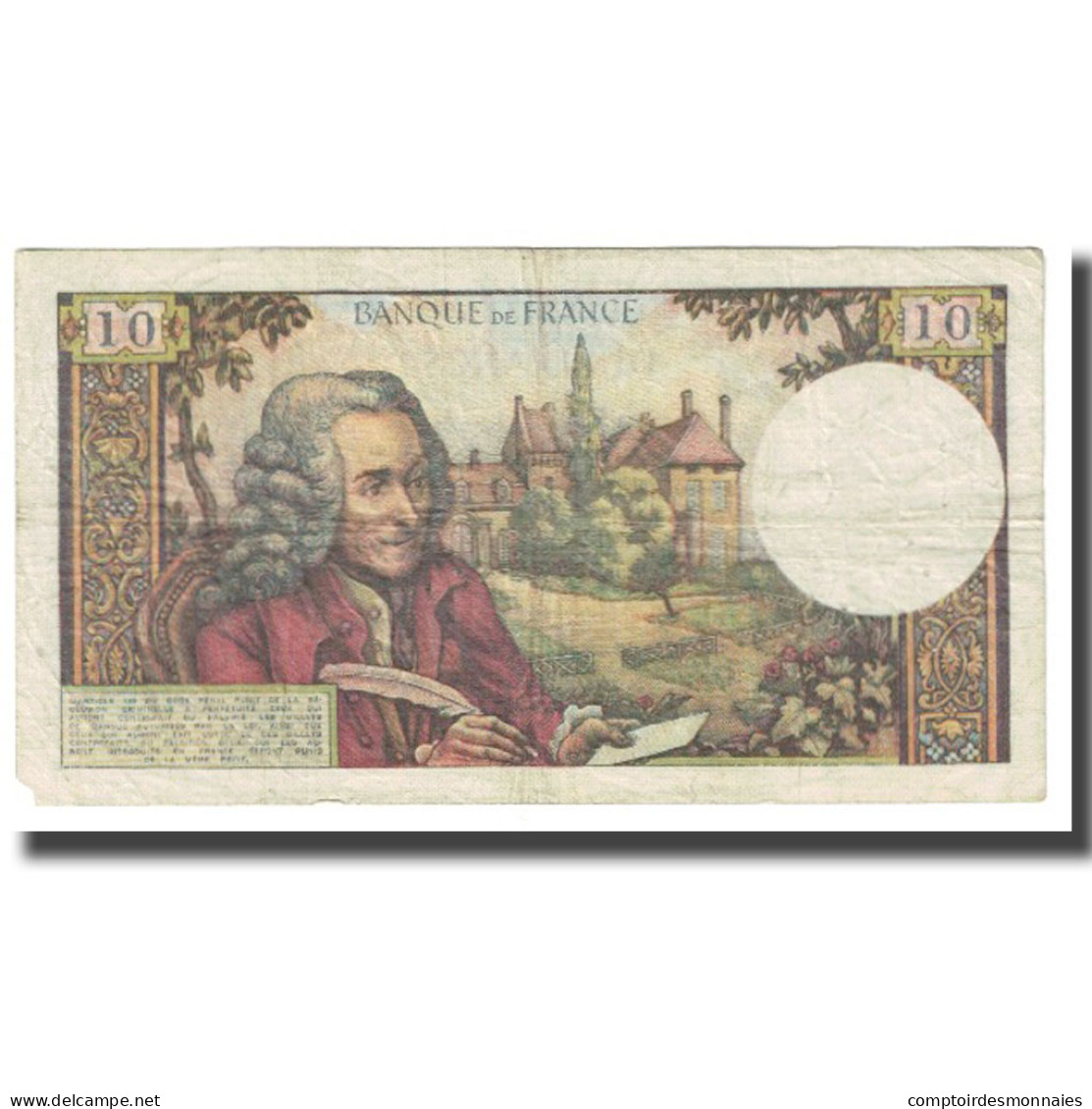 France, 10 Francs, Voltaire, 1966, R.Tondu-G.Bouchet-H.Morant, 1966-01-06, TB - 10 F 1963-1973 ''Voltaire''