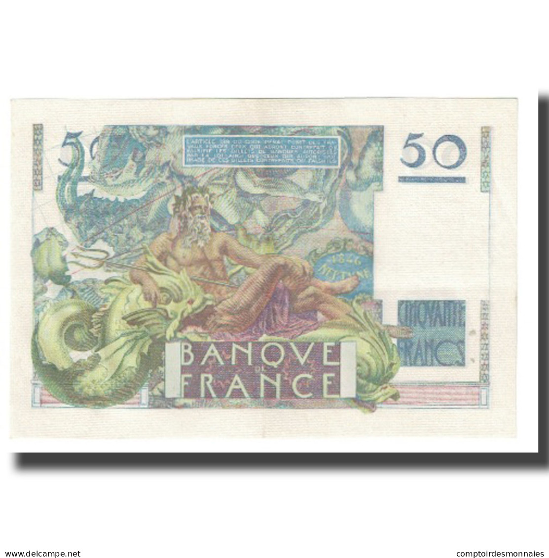 France, 50 Francs, Le Verrier, 1950, P. Rousseau And R. Favre-Gilly, 1950-03-02 - 50 F 1946-1951 ''Le Verrier''