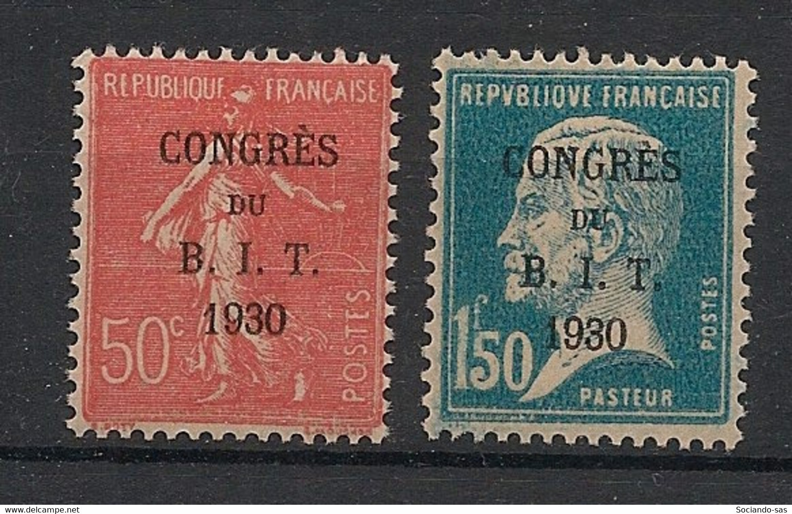 France - 1930 - N°Yv. 264 à 265 - Congrès Du BIT - Neuf Luxe ** / MNH / Postfrisch - Ungebraucht