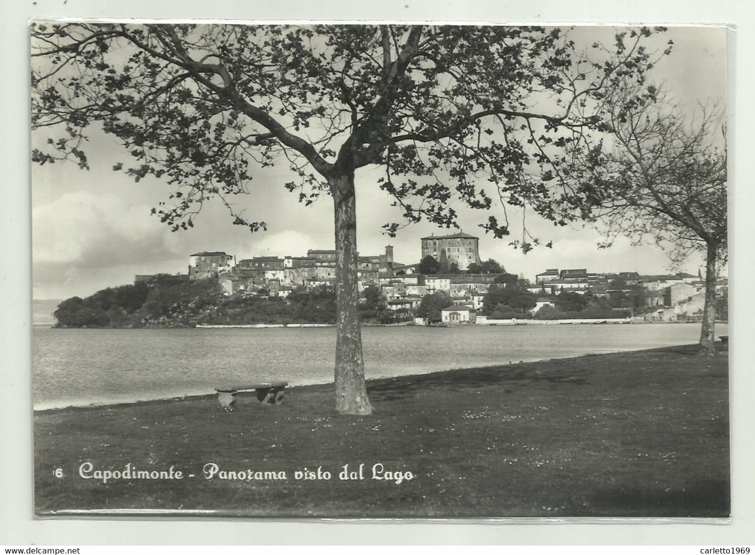 CAPODIMONTE - PANORAMA VISTO DAL LAGO - NV   FG - Viterbo