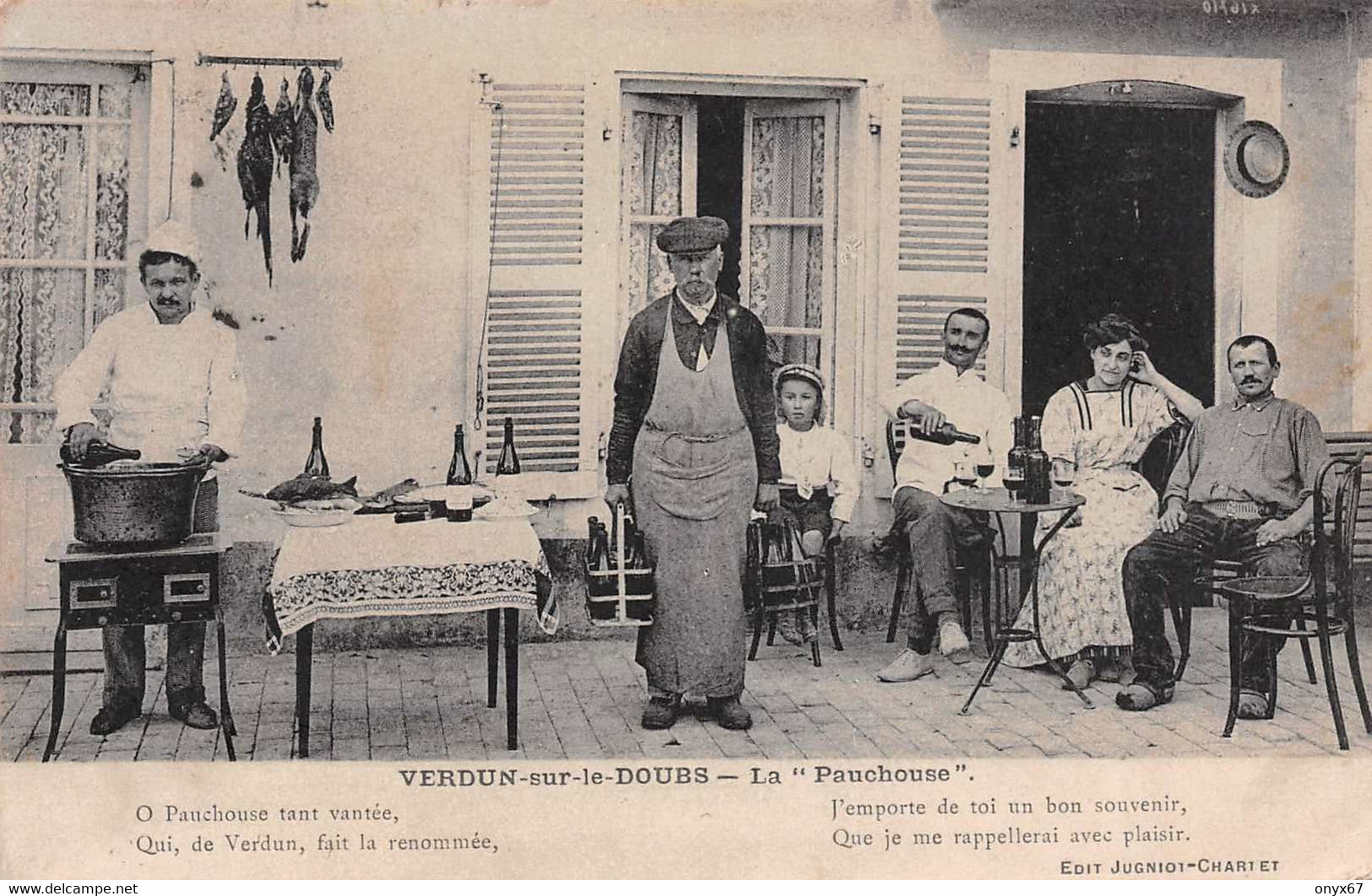 VERDUN SUR LE DOUBS-71-Saône Et Loire - " La Pauchouse " Hostellerie Bourguinonne - Autres & Non Classés