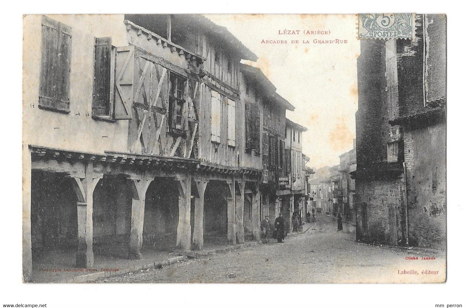 (29954-09) Lezat - Arcades De La Grande Rue - Lezat Sur Leze