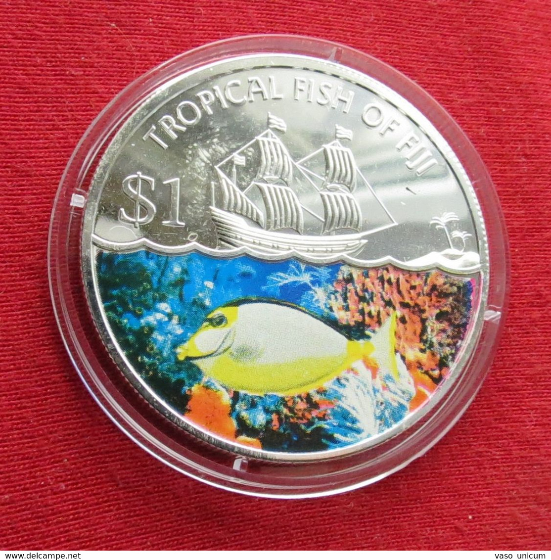 Fiji 1 $ 2009 Sail Ship Fish 1 - Fidschi