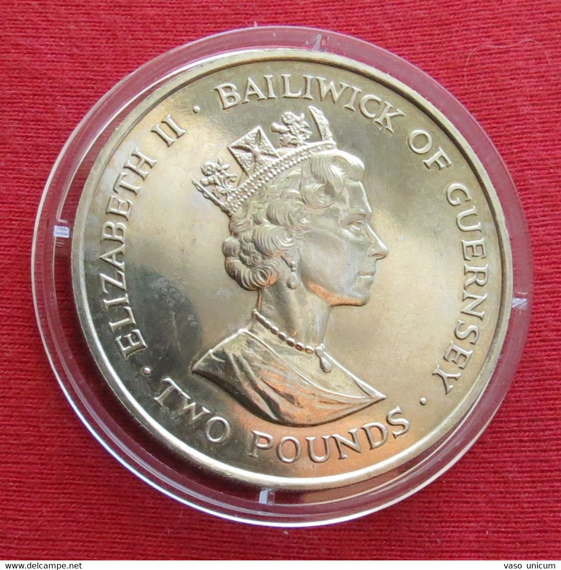 Guernsey 2 Pound 1993 Coronation - Guernsey