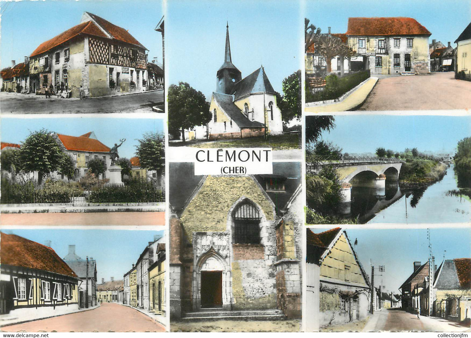 CPSM FRANCE 18 "Clémont" - Clémont