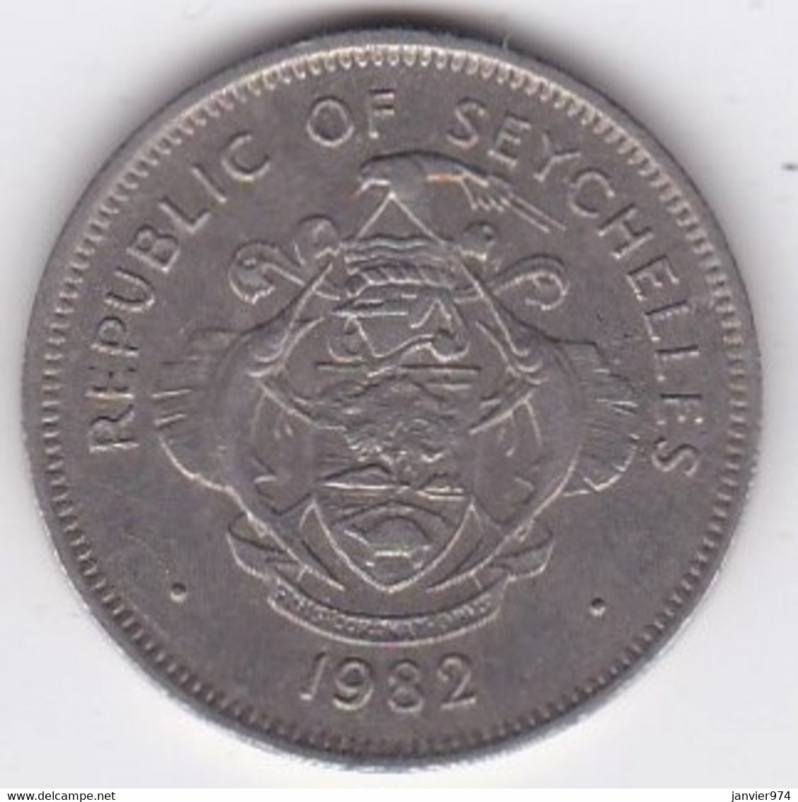 Seychelles 1 Rupee 1982, En Cupro Nickel, KM# 50 - Seychellen
