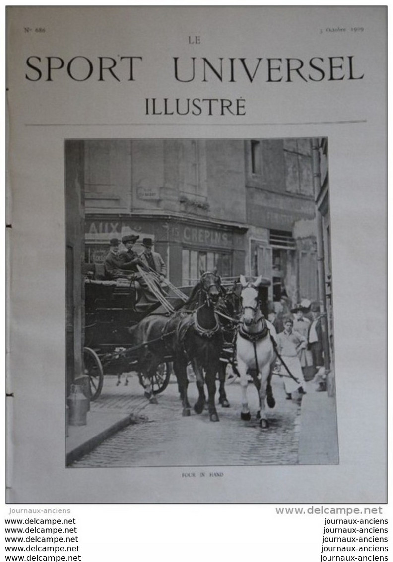 1909 LE 1er SALON DE L'AERONAUTIQUE / LOCOMOTION AERIENE / L'AERO CLUB / COURSES GENEVE / COURSES CRAON / FOUR IN HAND - Otros & Sin Clasificación