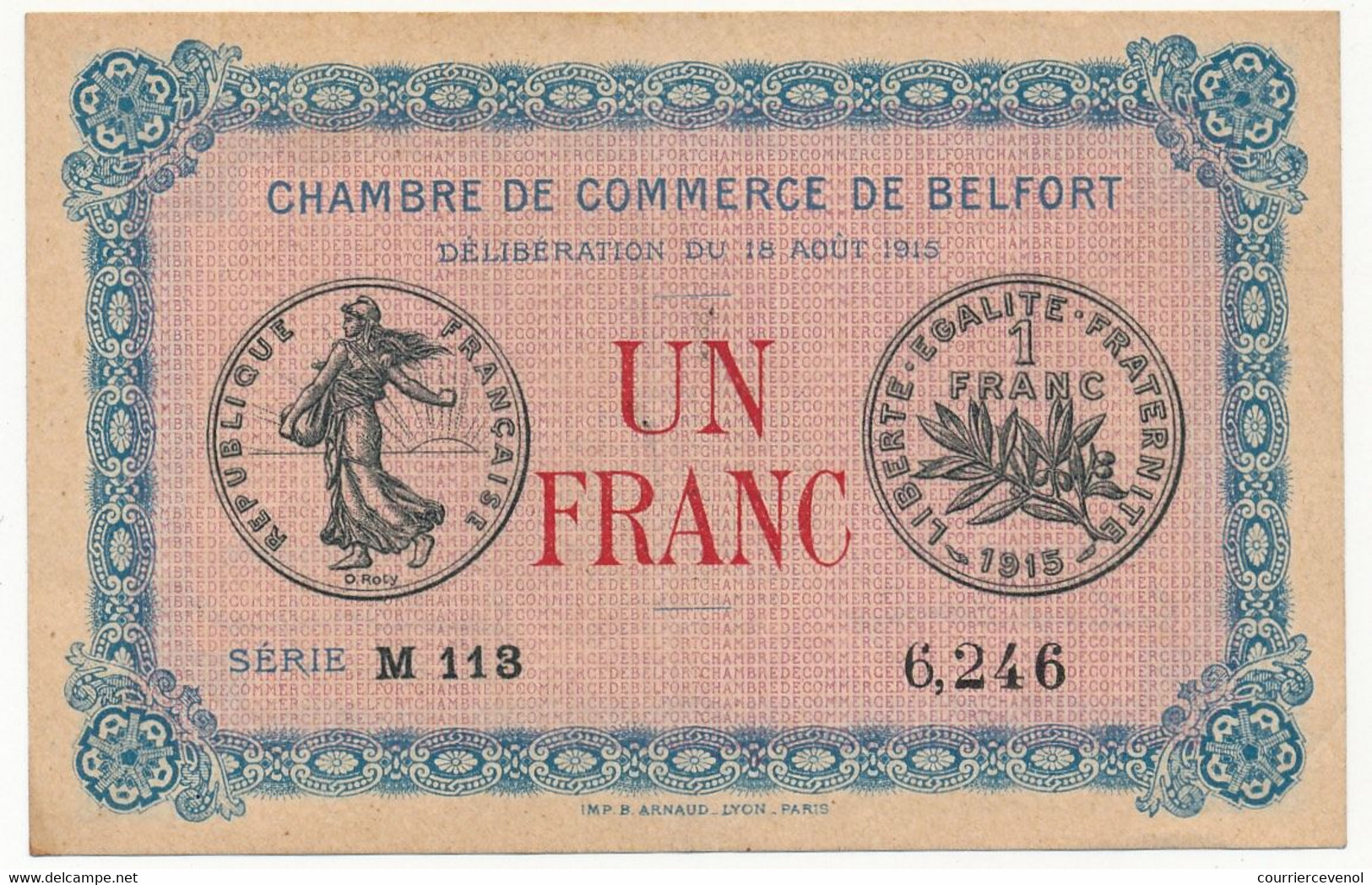 BELFORT - Chambre De Commerce 50 Centimes Et 1 Franc - Bon état - Cámara De Comercio