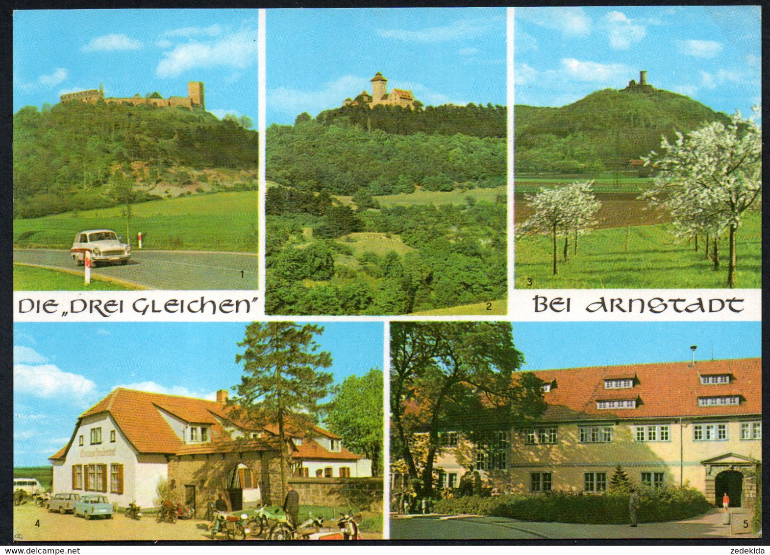 C7853 - Arnstadt - Die Drei Gleichen - Gaststätte Freudental - Auslese Bild Verlag - Arnstadt