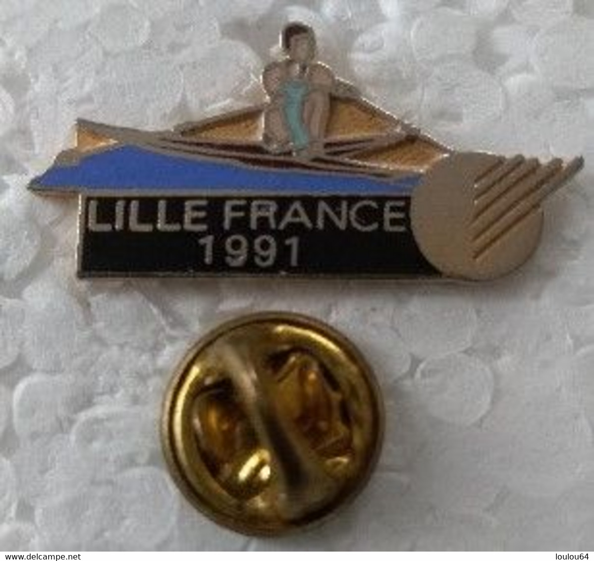 Pin's - Aviron - LILLE FRANCE 1991 - Tournoi Corporate Games - - Rudersport