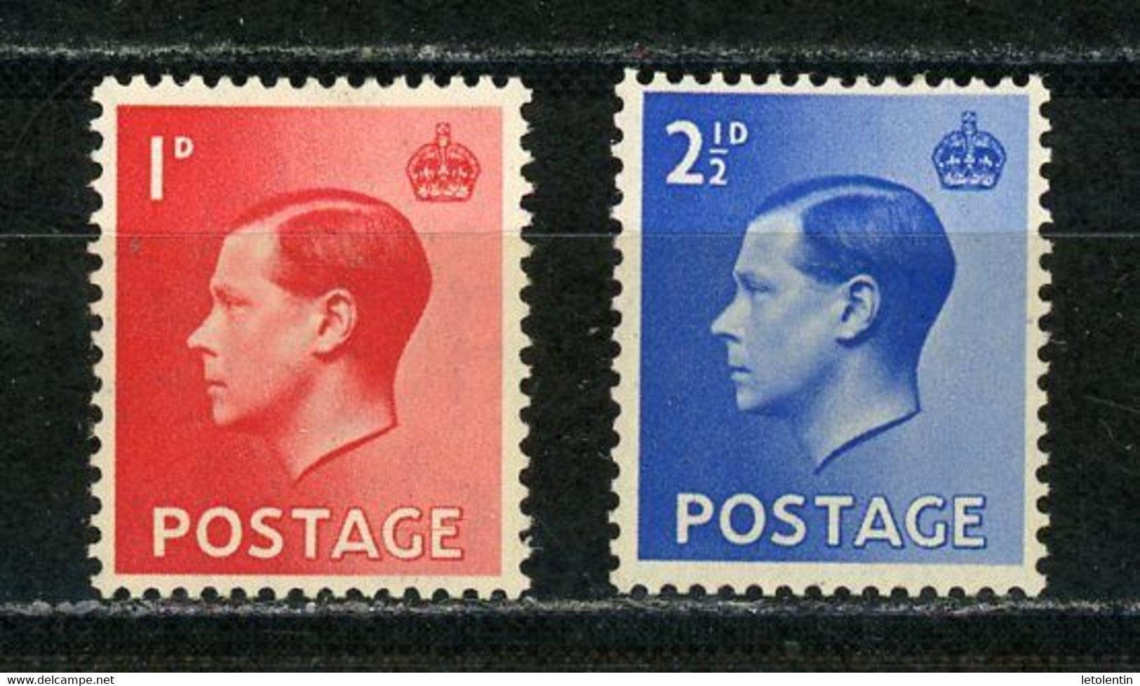 GRANDE BRETAGNE : EDOUARD VIII N° Yvert 205+206 * - Unused Stamps