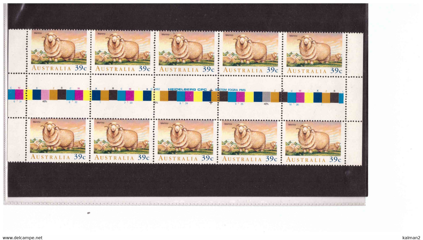 BF726  -  AUSTRALIA   /   CAT. MICHEL Nr.  1146/1149  ( Y&T.  1107/1110 )  NUOVO **MNH  -  GUTTER PAIR - Nuovi