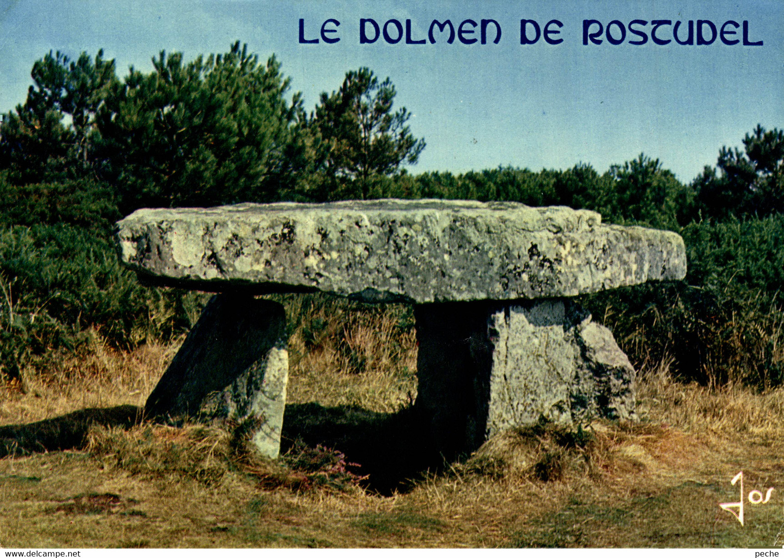 N°79982GF -cpsm Le Dolmen De Roscudel - Dolmen & Menhirs
