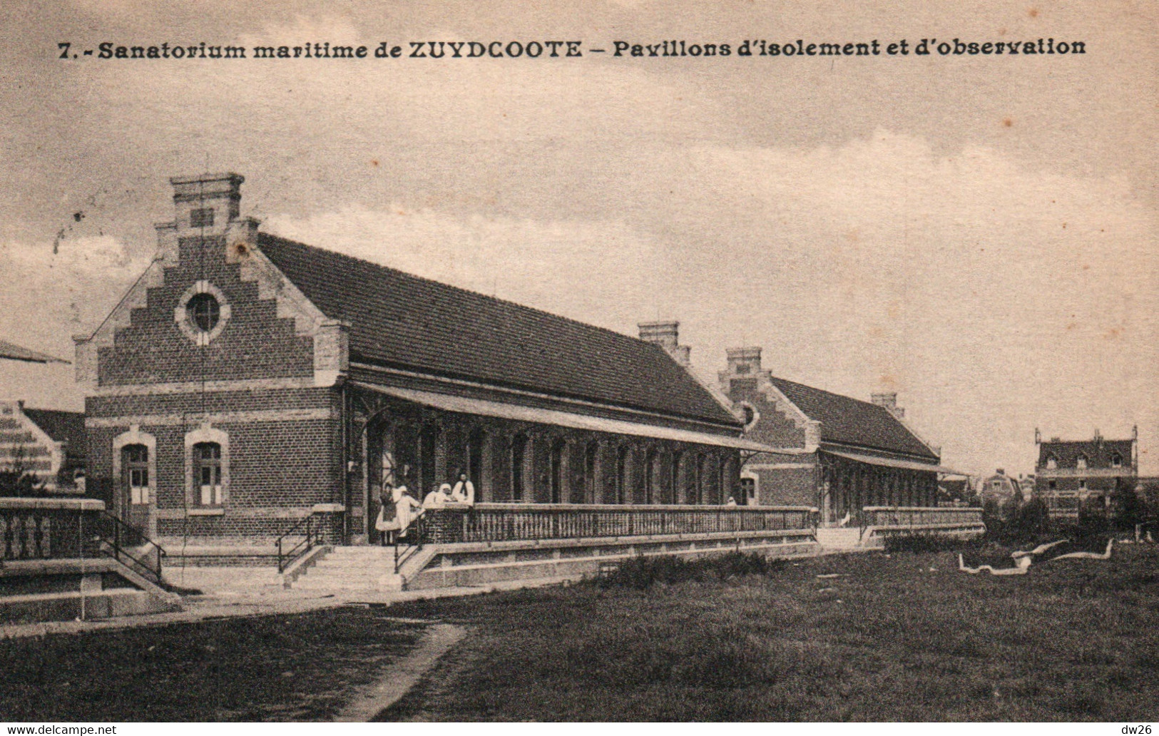 Sanatorium Maritime De Zuydcoote (Nord) Pavillons D'Isolement Et D'Observation - Edition Mayné - Carte N° 7 - Santé