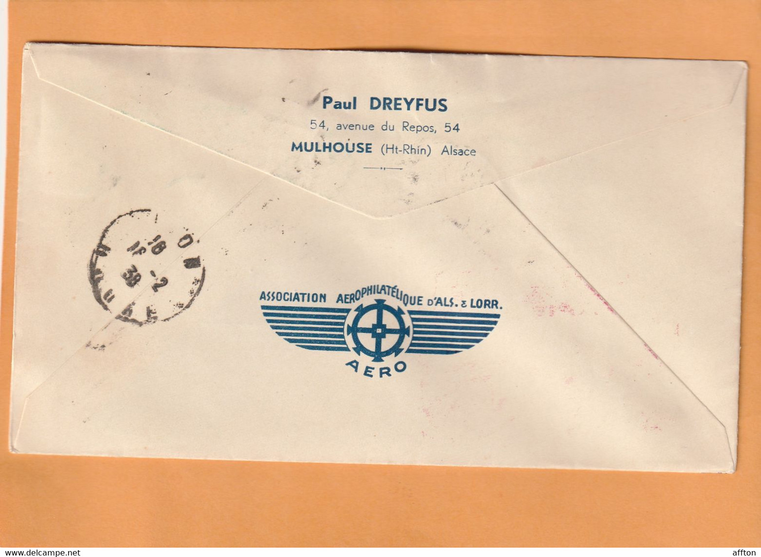 France 1938 Air Mail Cover Mailed - 1927-1959 Covers & Documents