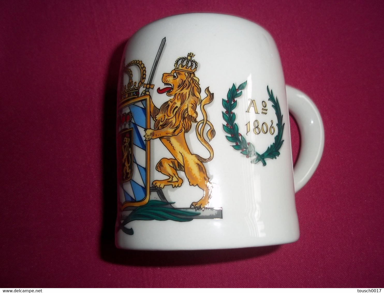 Chope En Porcelaine Blason Bavarois ? - Sonstige & Ohne Zuordnung