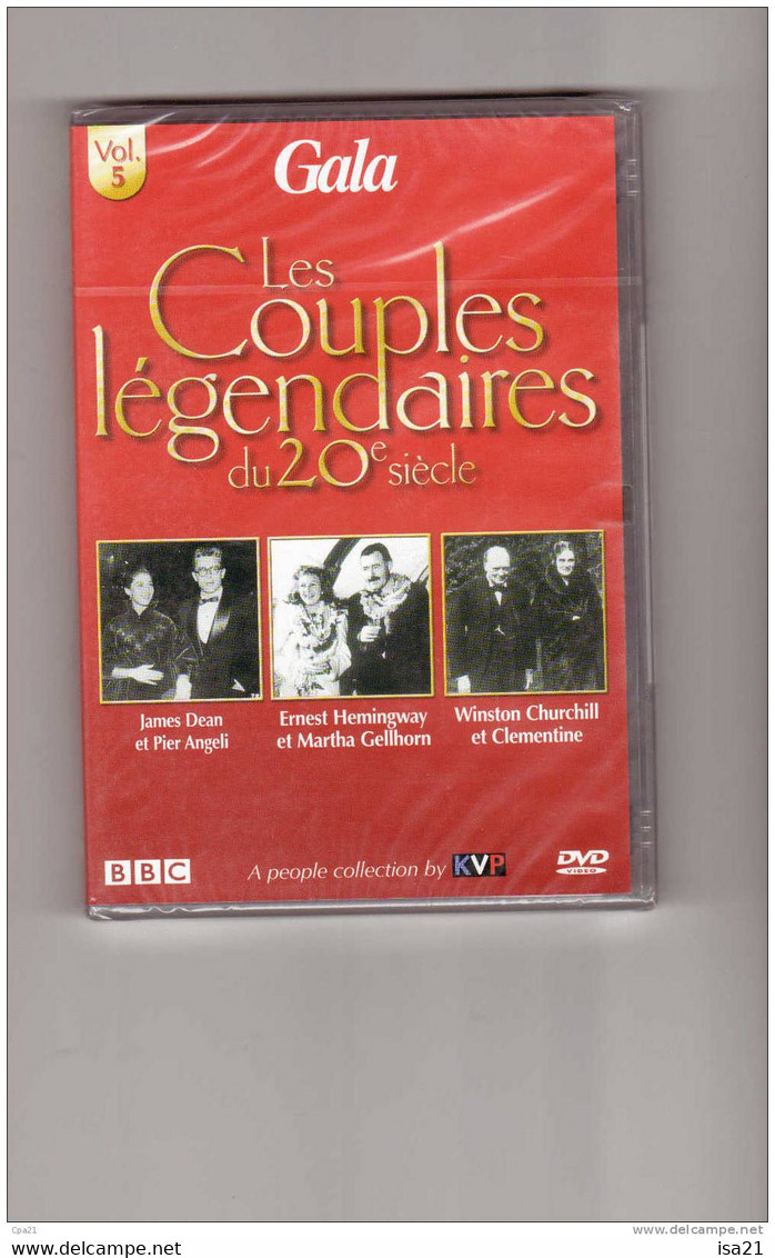 DVD Les Couples Légendaires Du 20 ème Siècle Dean Angelli; Hemingway Gellhorn; Churchill Winston Et Clementine - Conciertos Y Música
