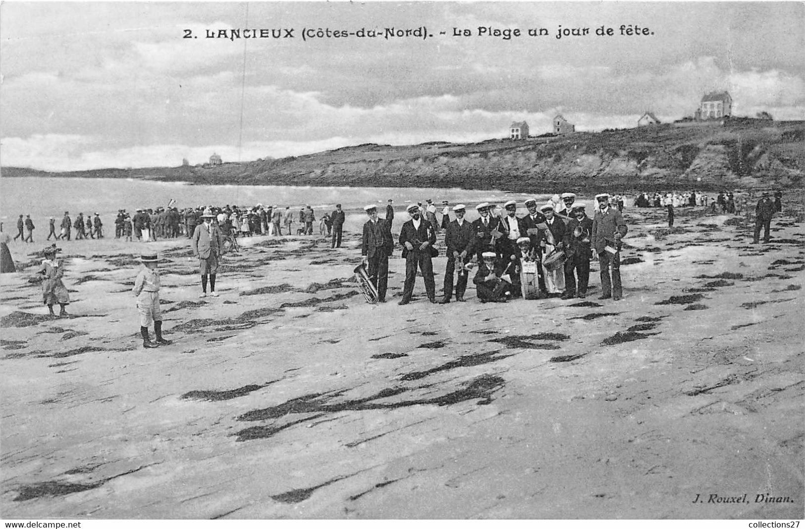 22-LANCIEUX- LA PLAGE UN JOUR DE FÊTE - Lancieux