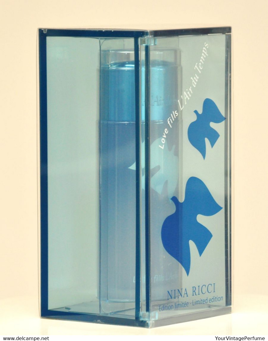 Nina Ricci Love Fills L'Air Du Temps Limited Edition Eau De Toilette Edt 100ml 3.3 Fl. Oz. Spray Perfume Woman Ultra Rar - Homme