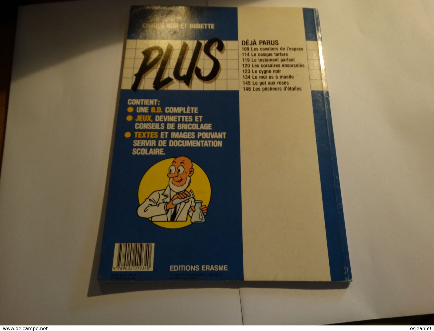 Bob Et Bobette - Le Casque Tartare  + Des Jeu Et Des Devidettes.Editions Erasme 1988.74 Pages. - Bob Et Bobette