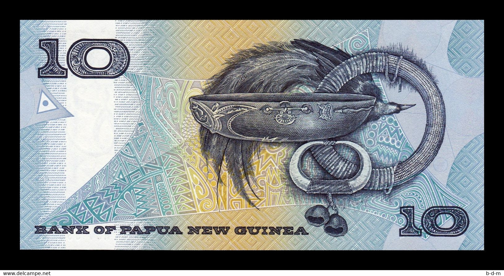 Papua New Guinea 10 Kina 1989-1992 Pick 9b UNC - Papua New Guinea