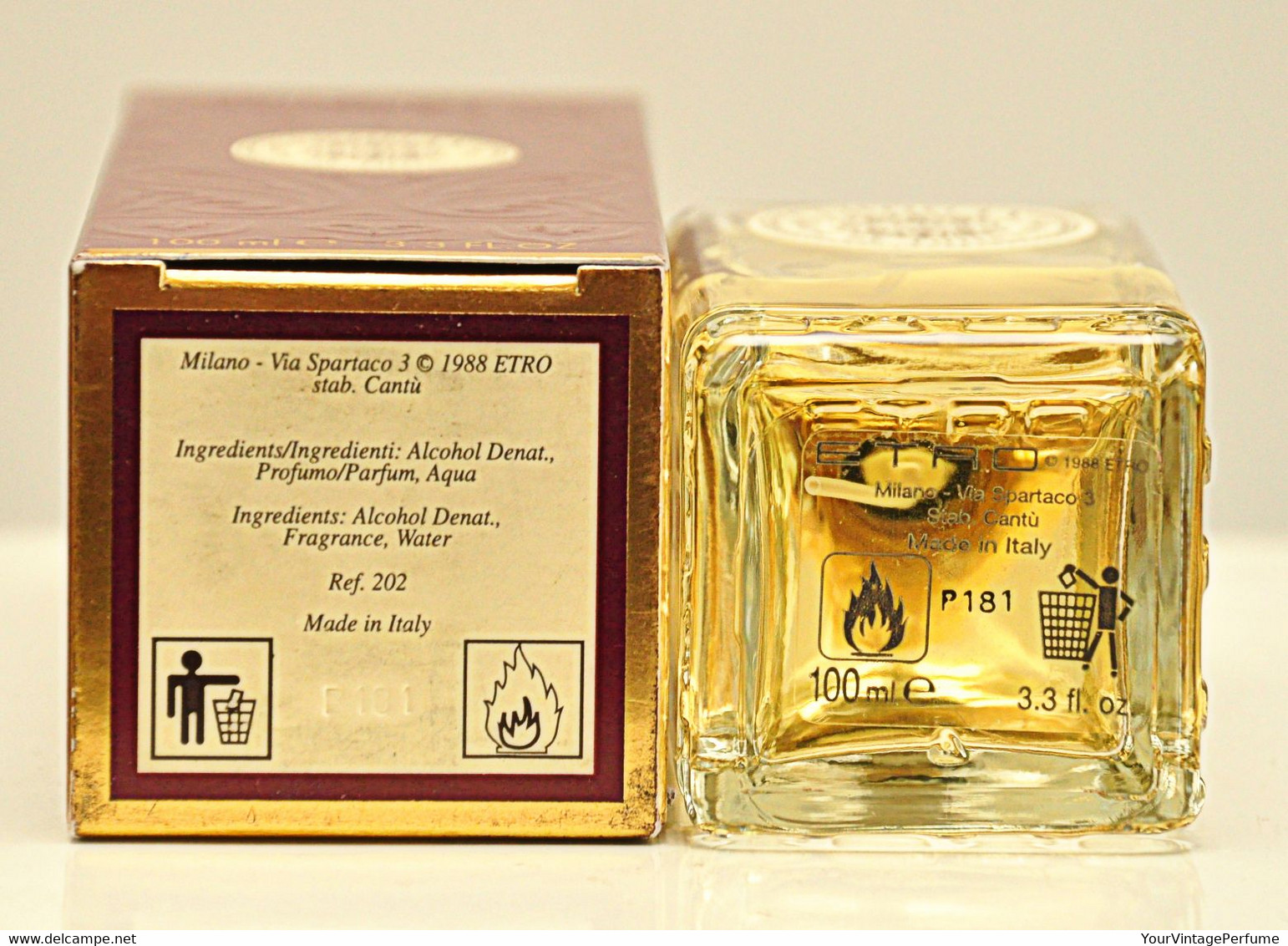 Etro Mahogany Eau De Toilette Edt 100ml 3.4 Fl. Oz. Spray Perfume Unisex Rare Vintage 2004 New - Femme