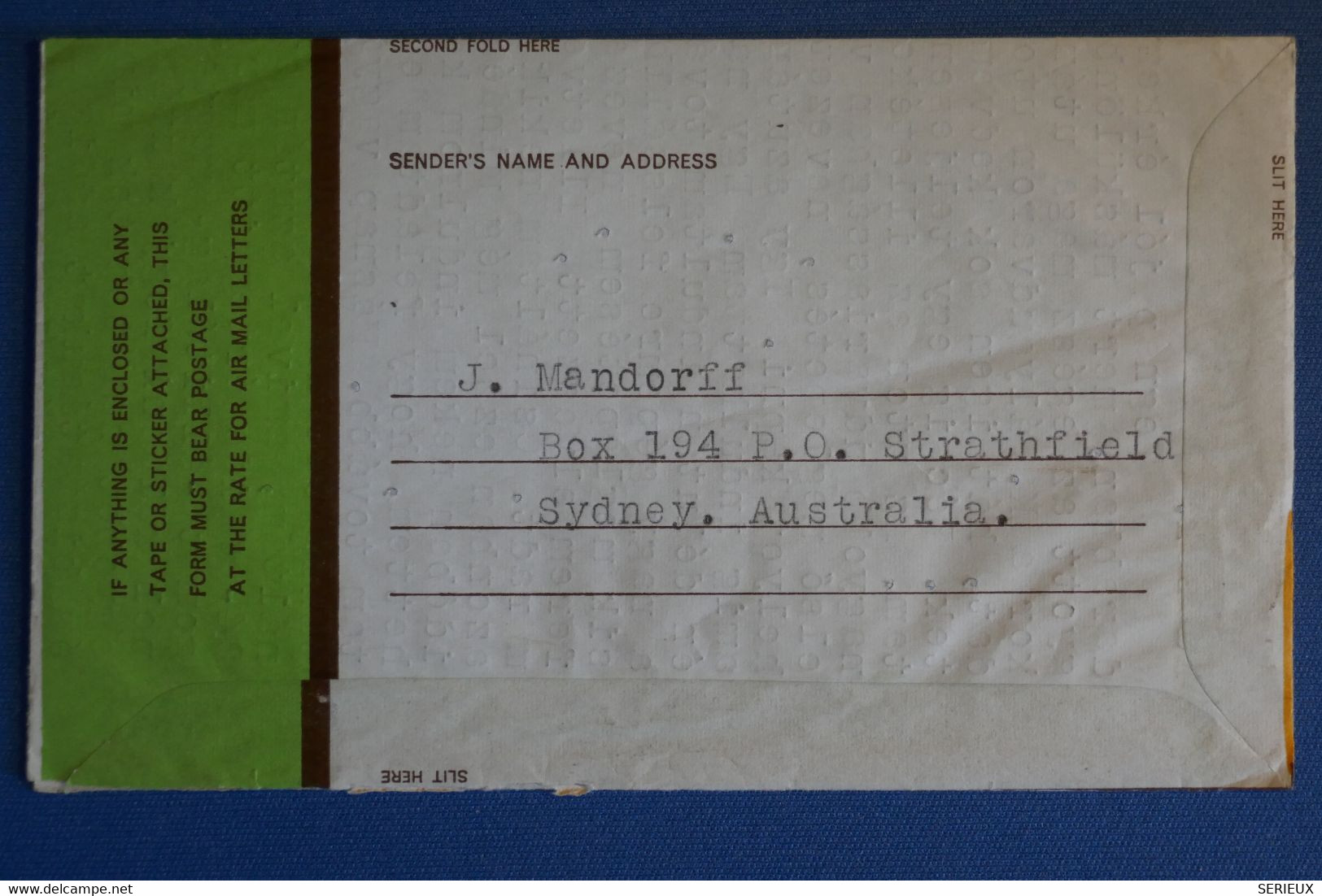 M19 AUSTRALIE BELLE LETTRE AEROGRAMME 1966 SYDNEY POUR CEGLED HONGRIE + AFFRANCHISSEMENT PLAISANT - Lettres & Documents