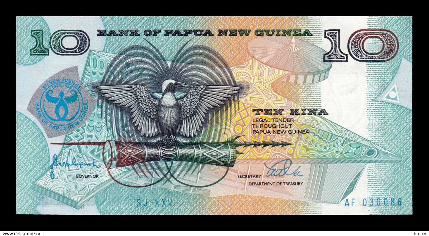 Papua New Guinea 10 Kina Commemorative 1998 Pick 17 SC UNC - Papua-Neuguinea